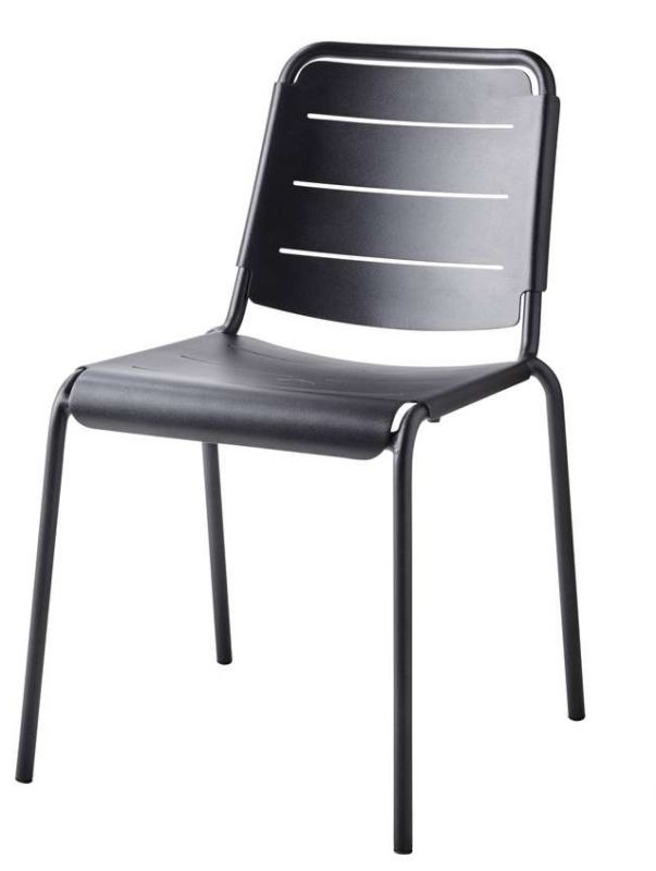 Copenhagen Outdoor City Chaise ensemble de 2 gris lave Cane-Line